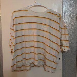 Billabong striped boxy tee